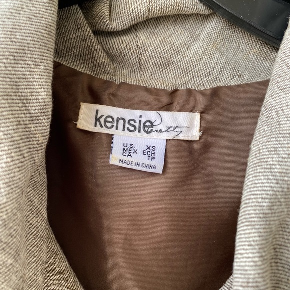 Kensie Linen Cotton Collar Cowl Neck Sleeveless Dress XS - Picture 6 of 15